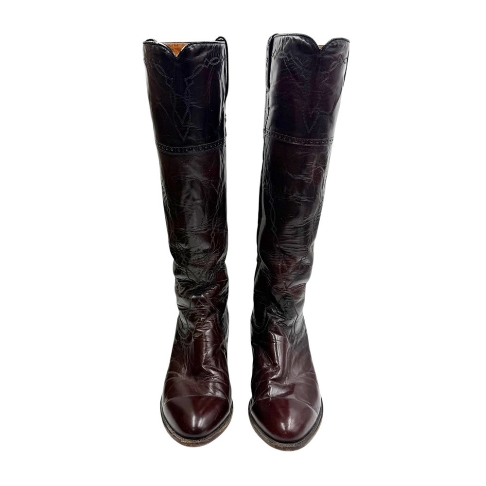 DANPOST VINTAGE Tall Cowboy Boots Women's 8 - Picture 5 of 12